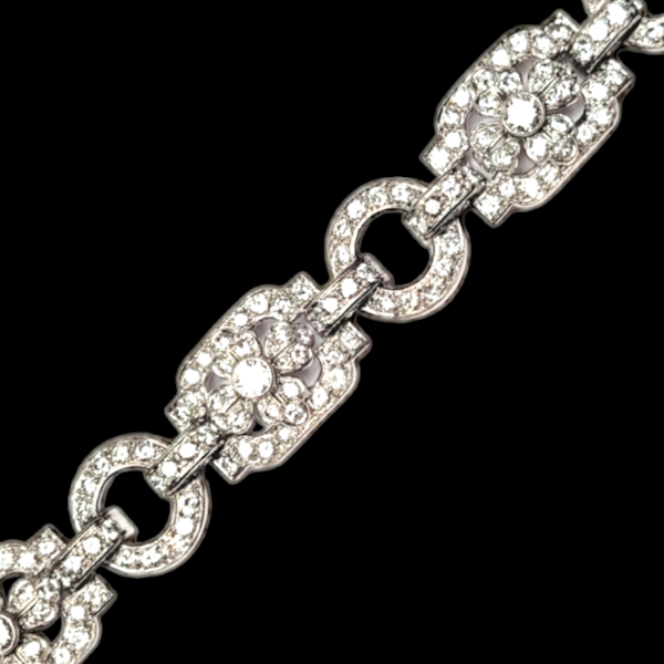 French Art deco diamond bracelet SKU: 6075 DBGEMS - image 1