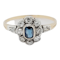 Antique sapphire and diamond engagement ring SKU: 6453 DBGEMS - image 1