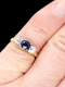 Antique sapphire and diamond engagement ring SKU: 6456 DBGEMS - image 2