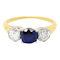 Antique sapphire and diamond engagement ring SKU: 6456 DBGEMS - image 3