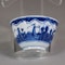 Rare Bow blue and white teabowl painted in the Dutch style, c.1750 - image 4