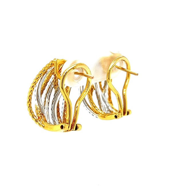 Pretty Diamond Earring’s In Yellow Gold - image 5
