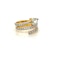 Pear Diamond Snake Ring In Yellow Gold - image 2