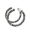 Very Nice Loop Earrings With Black&White Diamonds - image 4