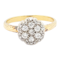 Antique diamond cluster engagement ring SKU: 6466 DBGEMS - image 1