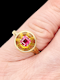 Cool 1960"s spinel gold dress ring SKU: 6468 DBGEMS - image 1
