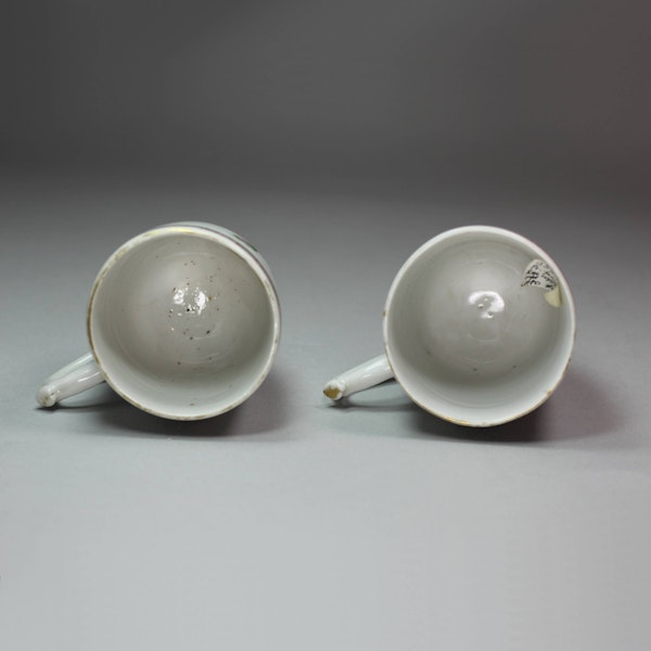 Pair of Chinese export famille rose coffee/chocolate cups, Qianlong (1734-95) - image 4