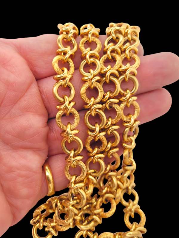Desirable 36 inch Long 18ct gold chain SKU: 6474 DBGEMS - image 2