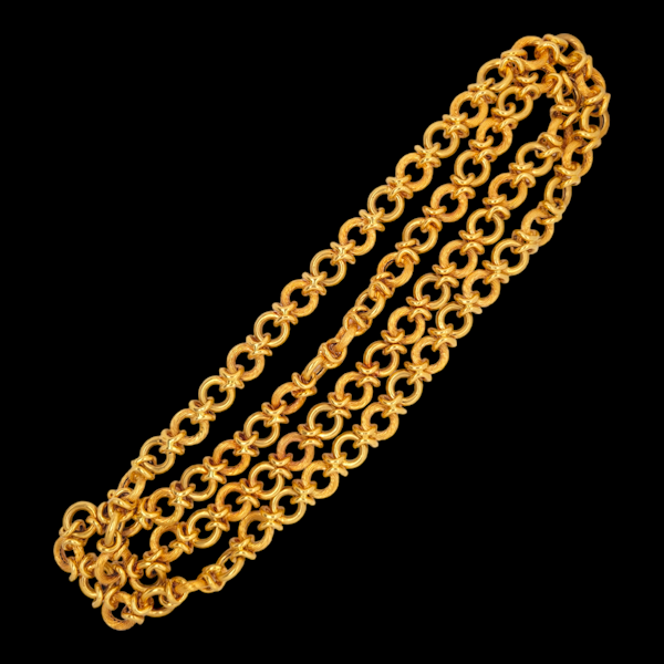 Desirable 36 inch Long 18ct gold chain SKU: 6474 DBGEMS - image 1