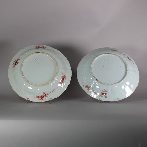 Pair of rouge de fer dishes, Kangxi (1662-1722) - image 2