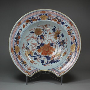 Chinese imari barber's bowl, Kangxi (1662-1722)