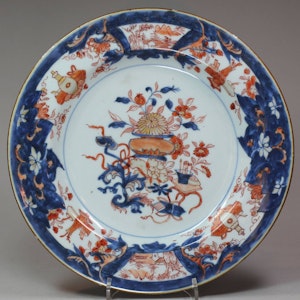 Chinese imari plate, Qianlong (1736-95)