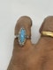 Persian turquoise diamond ring - image 3