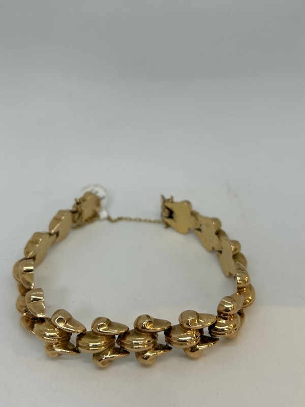 1940,s French 18ct gold bracelet at Deco&Vintage Ltd - image 2