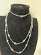 Simple and wearable diamond platinum necklace at Deco&Vintage Ltd - image 3