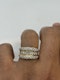Cool and stylish diamond 18ct gold ring at Deco&Vintage Ltd - image 3