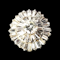 Baguette diamond cluster ballerina ring SKU: 6484 DBGEMS - image 1