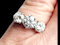 Super bright three stone diamond trilogy ring SKU: 6488 DBGEMS - image 2