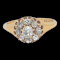 Antique diamond cluster engagement ring SKU: 6492 DBGEMS - image 1