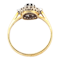 Vintage sapphire and diamond cluster ring SKU: 6517 DBGEMS - image 3