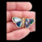 Opal and diamond butterfly brooch/ pendant SKU: 6521 DBGEMS - image 1