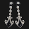 Art deco onyx and diamond drop earrings SKU: 6523 DBGEMS - image 2
