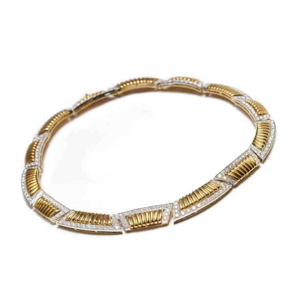 Adler Gold and Diamond Necklace, Circa 1990, 10.00 Carats - image 3