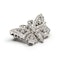 Diamond and White Gold Butterfly Brooch, Circa 1990, 1.40 Carats - image 3