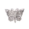 Diamond and White Gold Butterfly Brooch, Circa 1990, 1.40 Carats - image 4