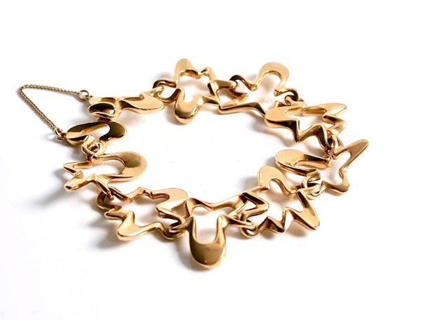 Georg Jensen 18k Gold Splash Bracelet - image 3