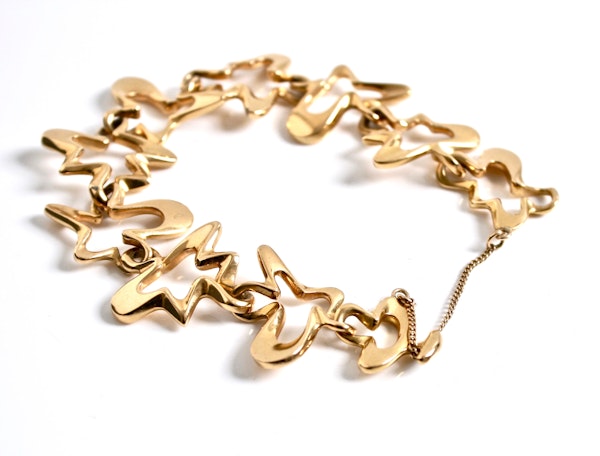 Georg Jensen 18k Gold Splash Bracelet - image 2