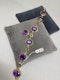 Amethyst Bracelet in 9ct Gold date Birmingham 1967, Lilly's Attic since 2001 - image 3