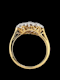 Edwardian diamond cluster engagement ring SKU: 6537 DBGEMS - image 3