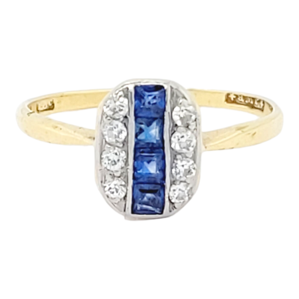 Sapphire and diamond dress ring SKU: 6541 DBGEMS - image 1