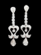 Diamond drop earrings SKU: 6543 DBGEMS - image 1