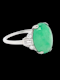 Art deco diamond jade and diamond ring SKU: 6544 DBGEMS - image 3