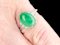 Art deco diamond jade and diamond ring SKU: 6544 DBGEMS - image 1