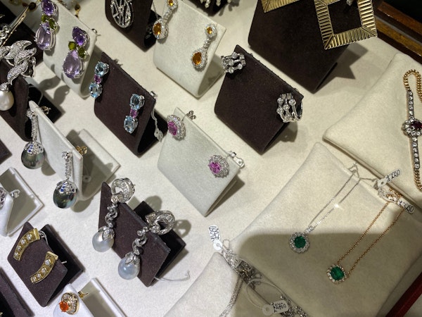 Hoop Diamond Earrings in 18ct White Gold date circa 1980, SHAPIRO & Co since1979 - image 7