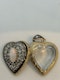 Beautiful Antique Diamond opal enamel and rock Crystal heart locket pendant at Deco&Vintage Ltd - image 4