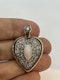 Beautiful Antique Diamond opal enamel and rock Crystal heart locket pendant at Deco&Vintage Ltd - image 5