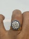Art Deco French diamond sapphire platinum ring at Deco&Vintage Ltd - image 4