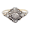 18th century rose diamond foiled ring SKU: 6554 DBGEMS - image 3