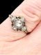 18th century rose diamond foiled ring SKU: 6554 DBGEMS - image 1