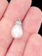 Edwardian Natural pearl and diamond pendant drop SKU: 6556 DBGEMS - image 1