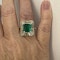 Vintage Emerald and diamond ring - image 5