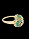 Cool 1960's emerald and diamond dress ring SKU: 6560 DBGEMS - image 4