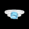 Aquamarine and diamond dress ring SKU: 6561 DBGEMS - image 1