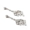 Modern Briolette Diamond And White Gold Drop Earrings, 7.23 Carats - image 3