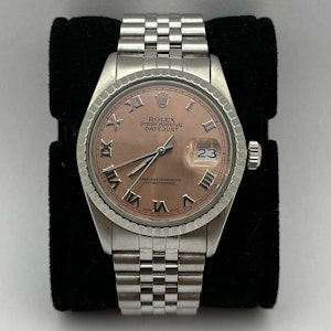 Rolex salmon: 16200 36mm stainless steel