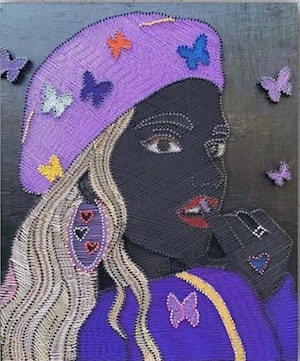 Lady in Purple, 2023 | Mohammed Taheer